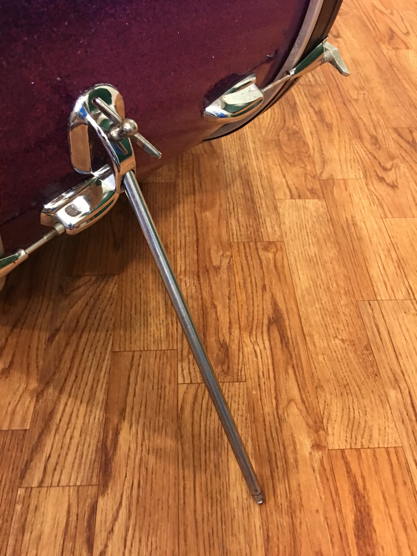 Early 1970s Slingerland Purple Sparkle "No. 9N Modern Jazz Outfit" Drum Set 20" 12" 14"