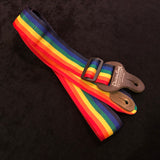 Vintage Doctor Song Rainbow Guitar Strap Made In USA