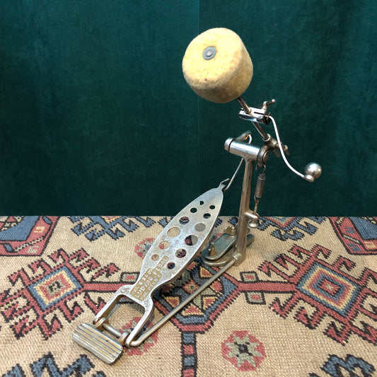 Vintage 1909-22 Ludwig Bass Drum Pedal w/ Cymbal Striker