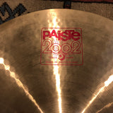 20" Paiste 1985 2002 Red Label Medium Crash Ride Cymbal 2090g