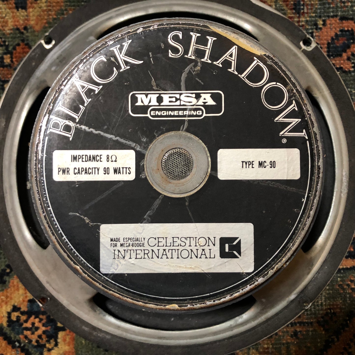 Mesa Boogie Black Shadow 12" Celestion Speaker 8 Ohms MC-90