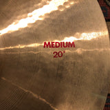 20" Paiste 1985 2002 Red Label Medium Crash Ride Cymbal 2090g