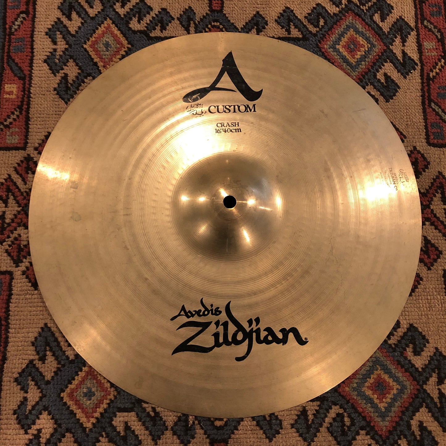 16" Zildjian A Custom Crash Cymbal 1088g #612