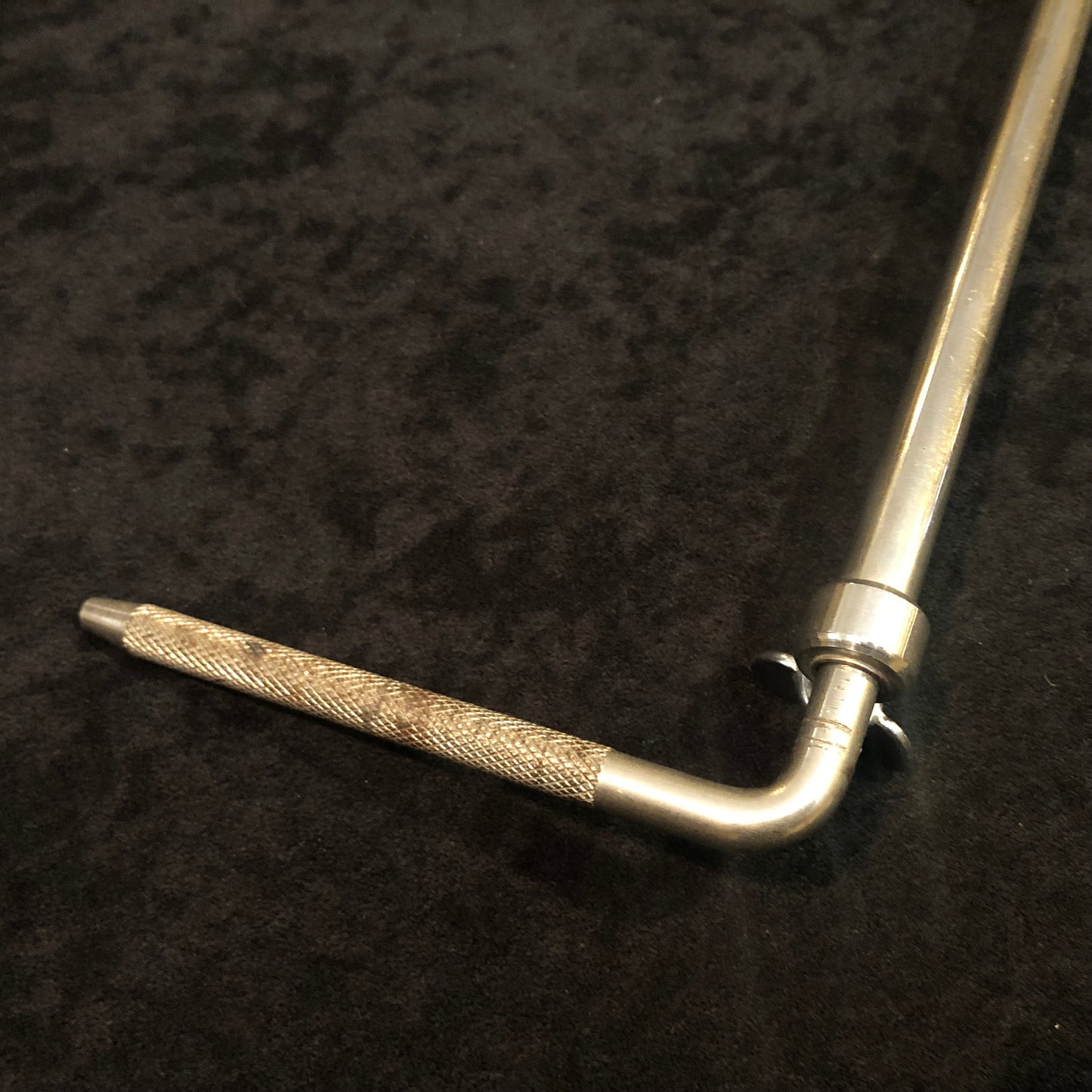 Vintage Ludwig Adjustable L-Arm Cymbal Holder Nickel