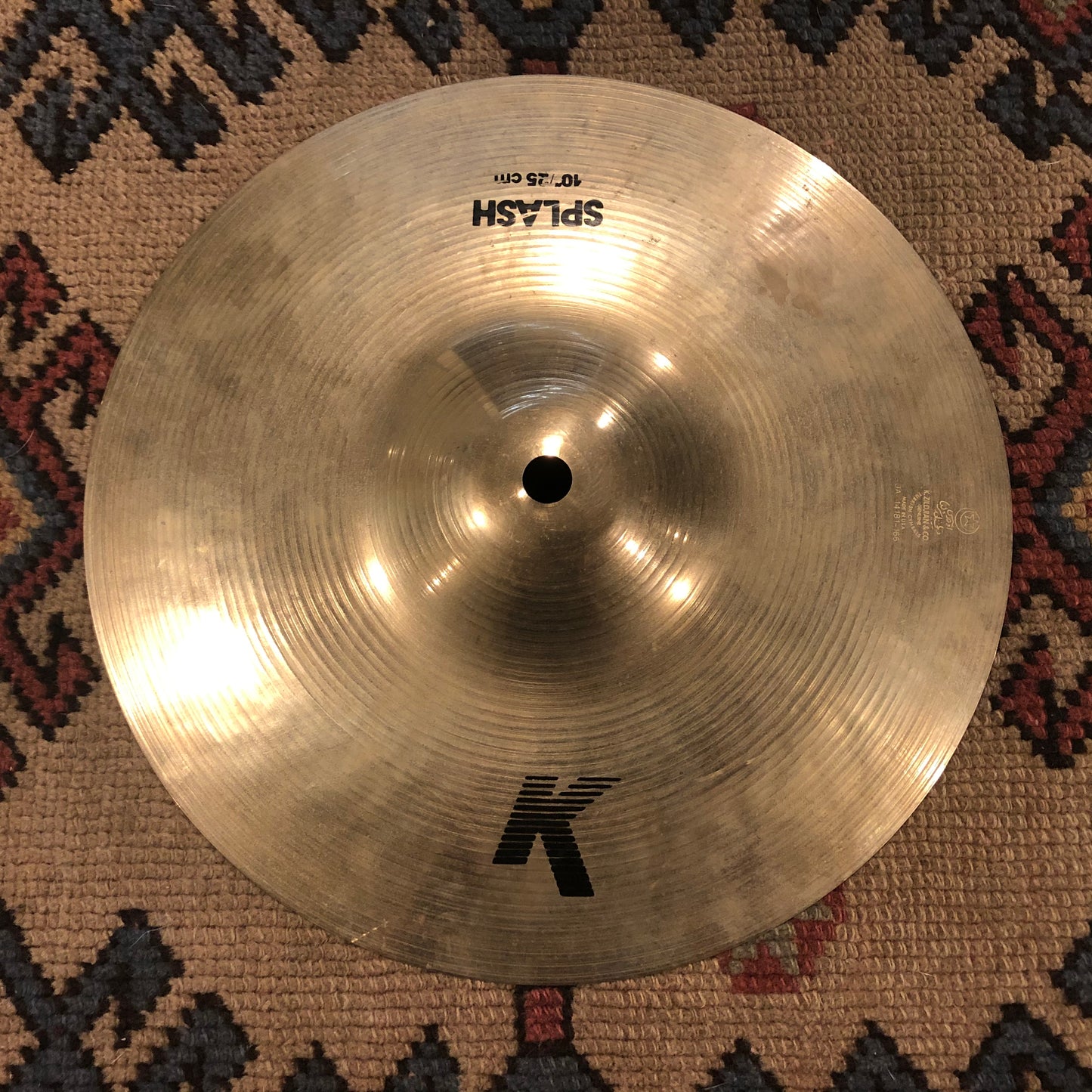 10" Zildjian K Splash Cymbal Brilliant 264g