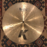 16" Zildjian K Dark Crash Cymbal Medium Thin 1092g