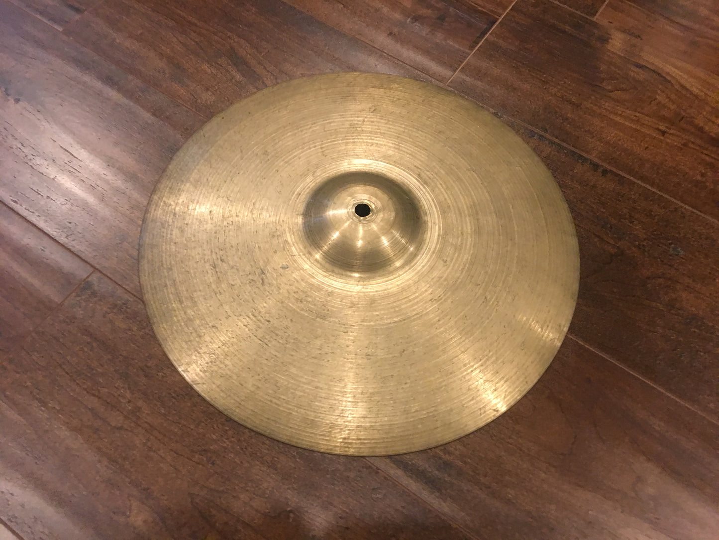 14" Zildjian A 1950s Trans Stamp Hi Hat Single /Crash Cymbal 710g #518