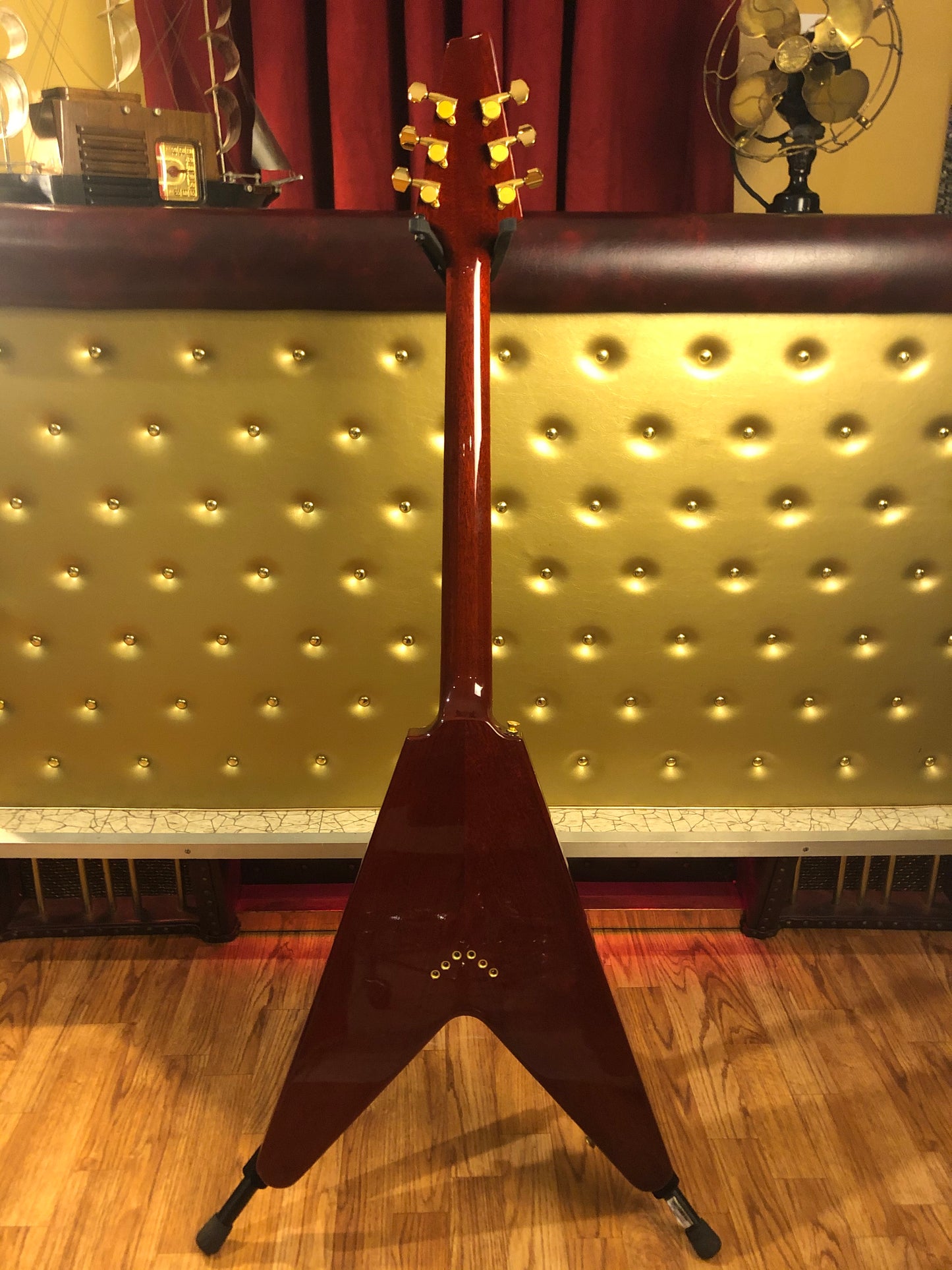 Kurt Wilson Mahogany 58 Flying V Vintage Cherry w/ Duncan Alnico II Pickups