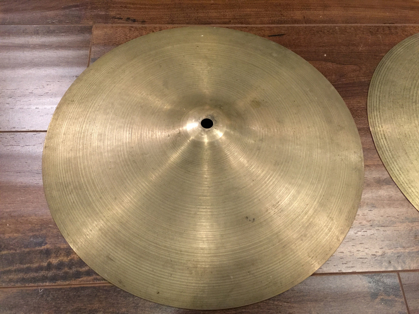 14" 1960's Zildjian A New Beat Hi Hat Cymbals 874g / 1286g - Inventory # 302