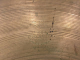 22" 1950's Zildjian A Large Block Stamp Ride Cymbal 2380g - Inventory #321