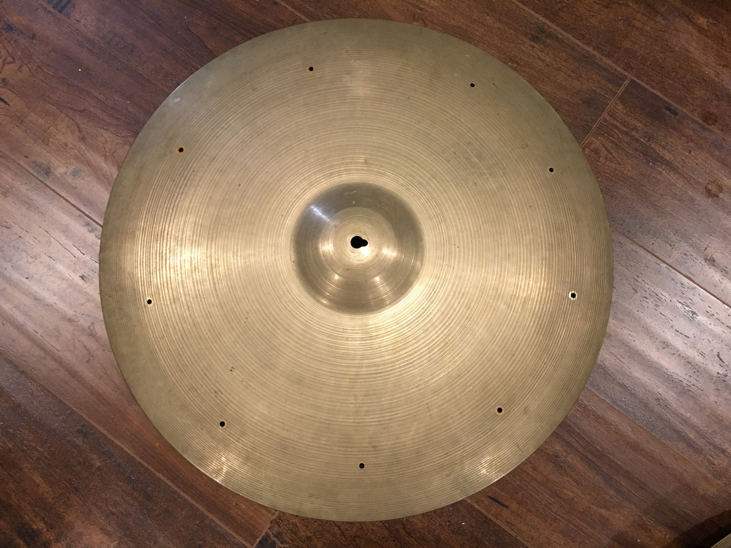 22" Zildjian A 1950's Large Hollow Block Stamp Ride Cymbal 2434g Inventory  # 323