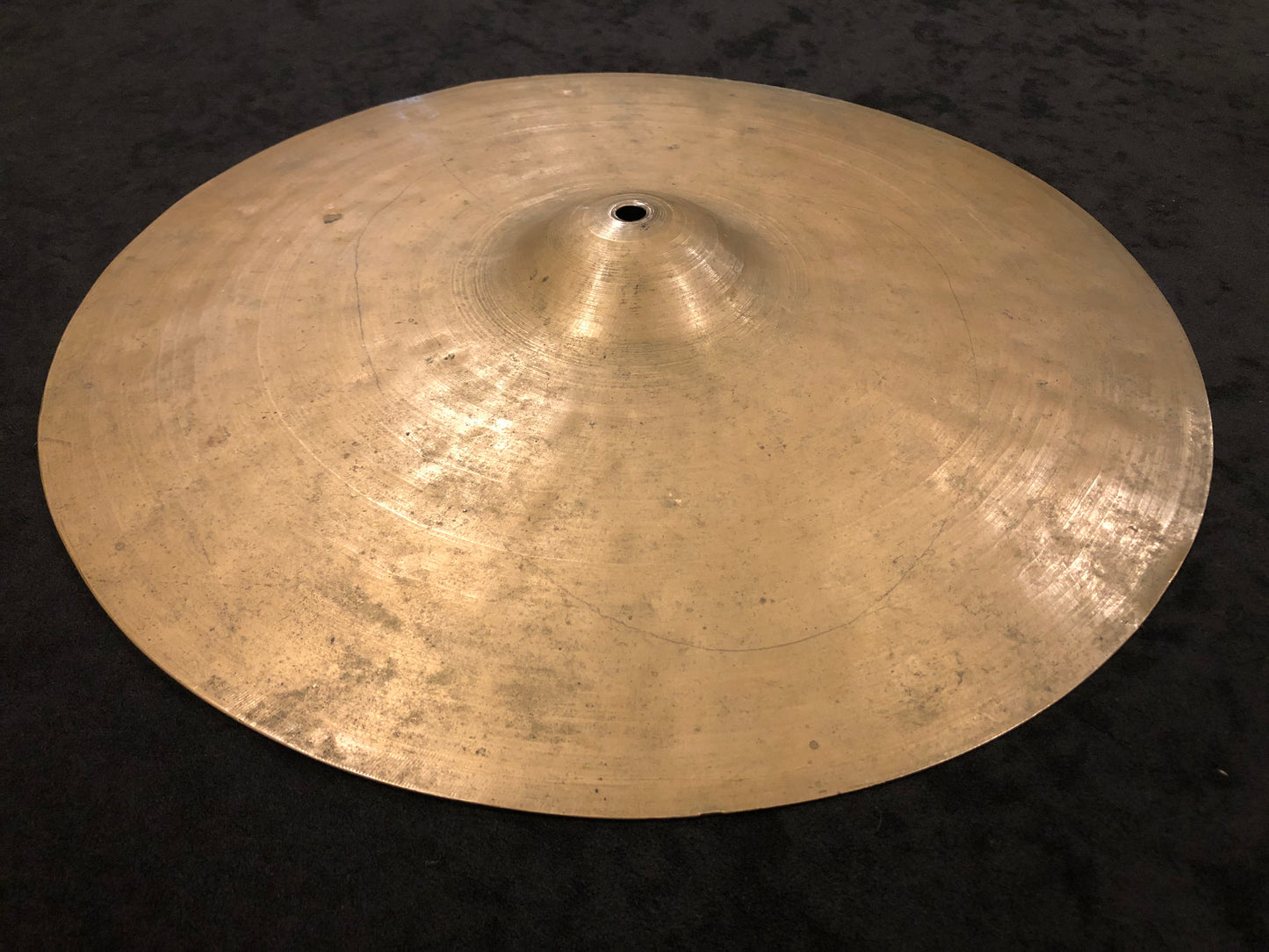 15" Zeltian 1930s/40s Small Ride Cymbal 1486g #266