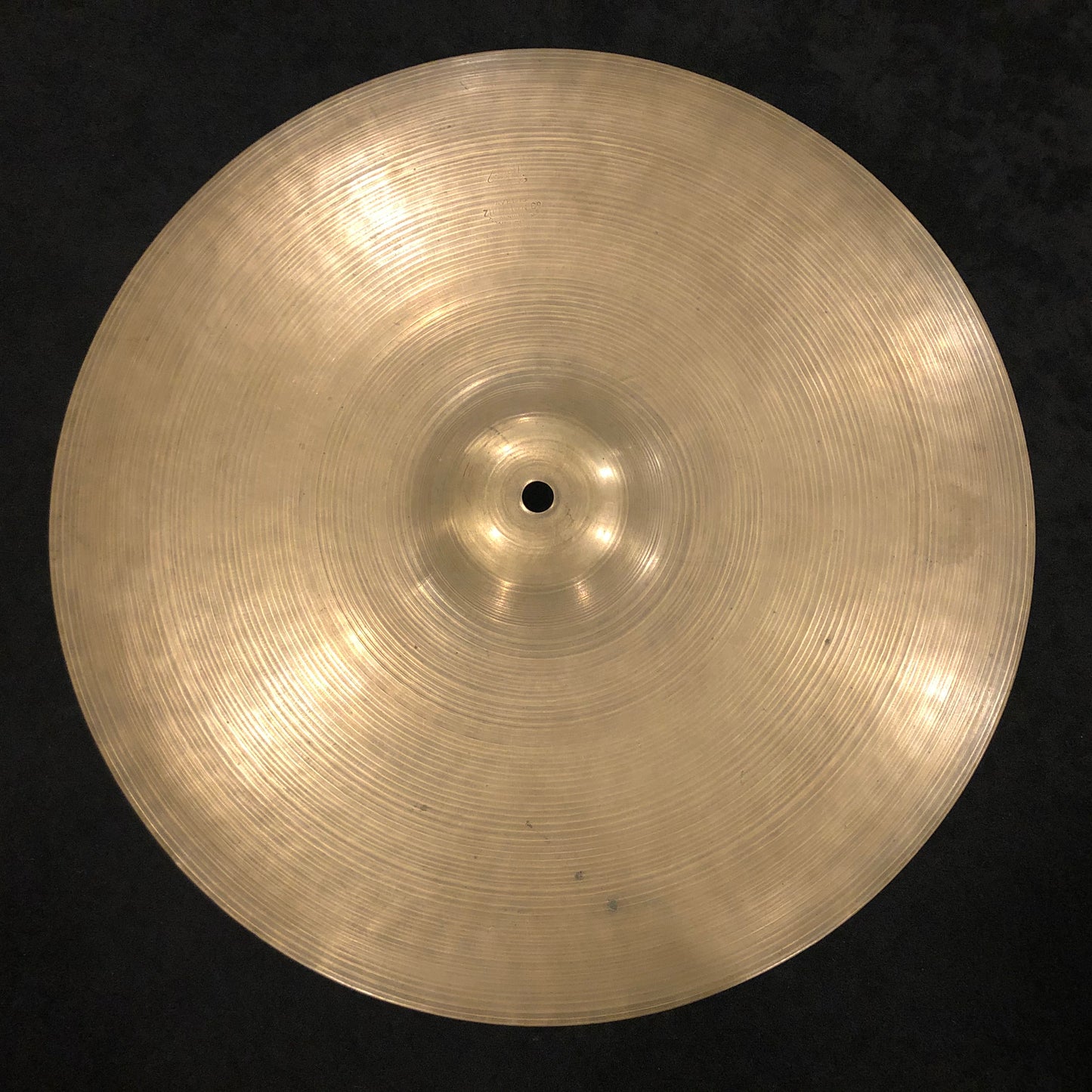 15" Zildjian A 1947-53 Trans Stamp Hi-Hat Single / Small Ride Cymbal 1302g #662