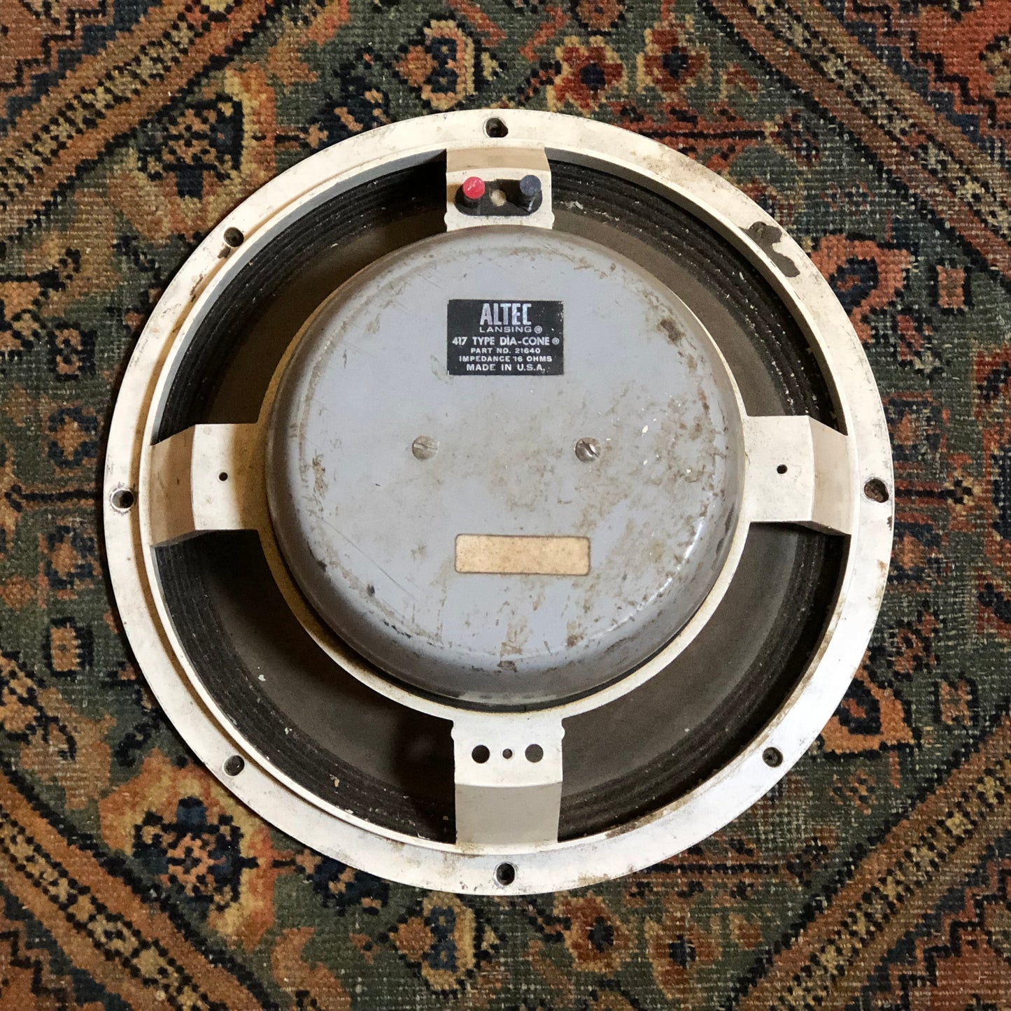 Vintage 12" Altec 417 Dia-Cone No. 21640 Speaker 16 Ohms