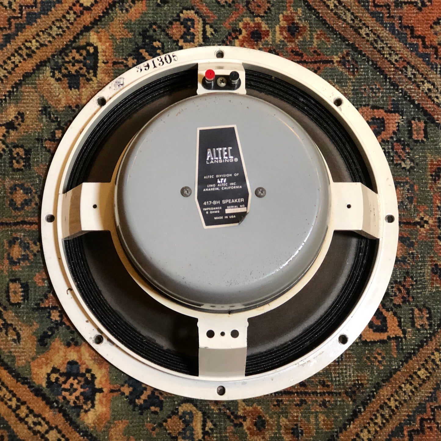 Vintage 12" Altec 417-8H Speaker 8 Ohms Santana