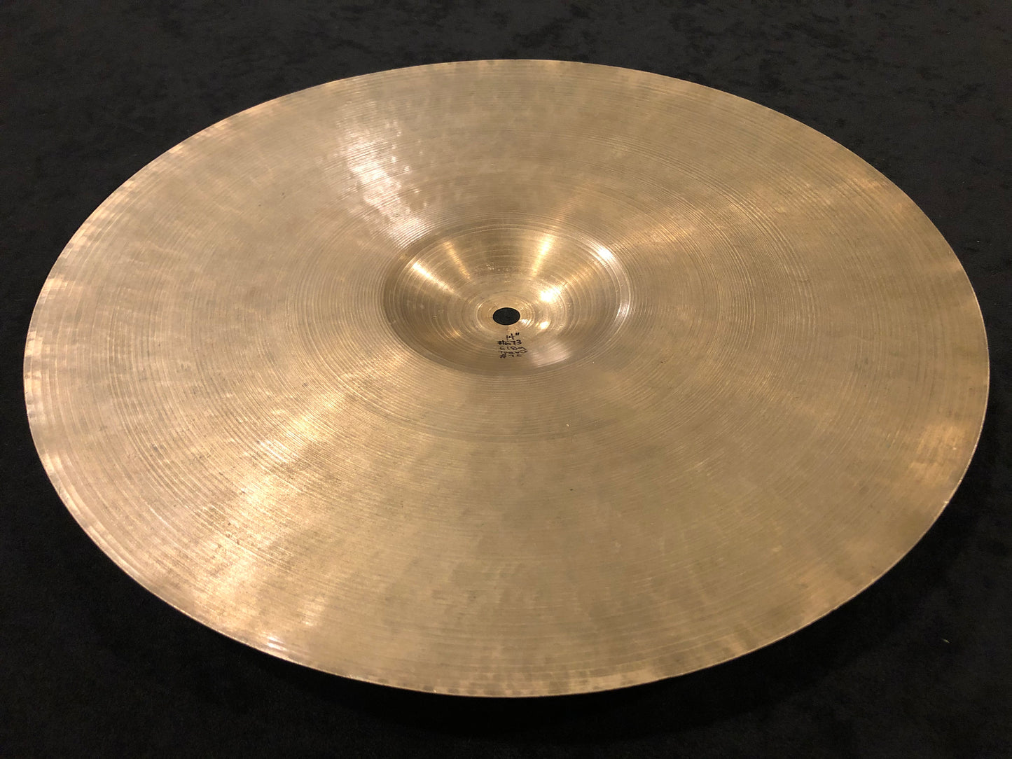 14" Zildjian A Trans Stamp Hi-Hat Single / Crash Cymbal 618g #673