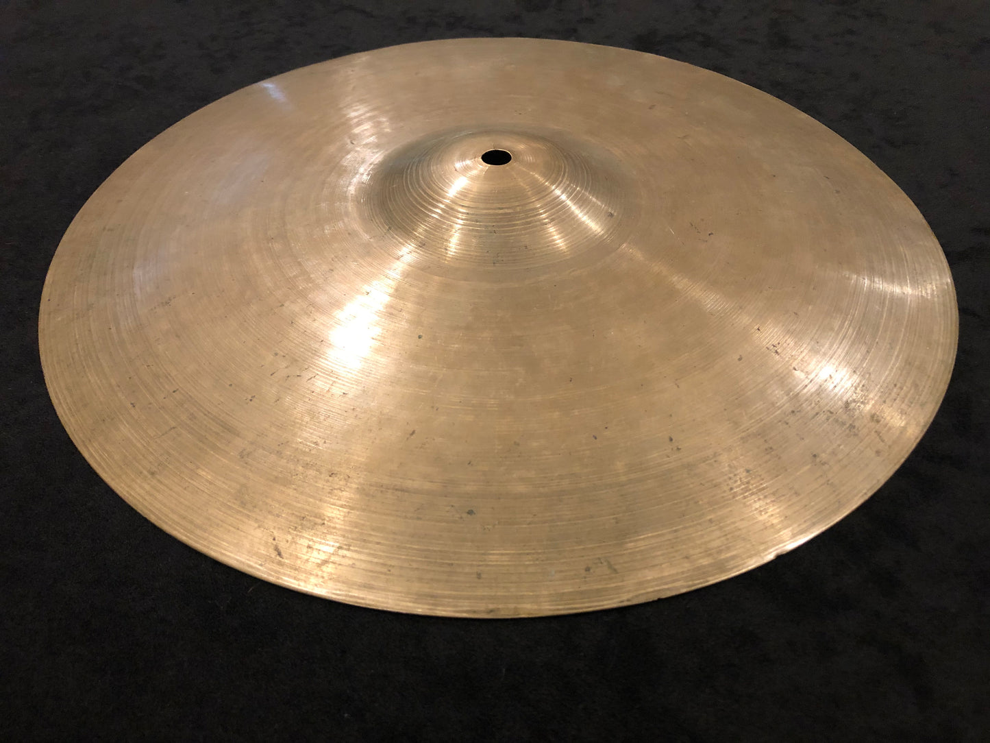 14" Zildjian A Trans Stamp Hi-Hat Single / Crash Cymbal 618g #673