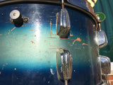 Slingerland Radio King 1944-45 WWII era 7"x14" Blue-Silver Duco Snare Drum