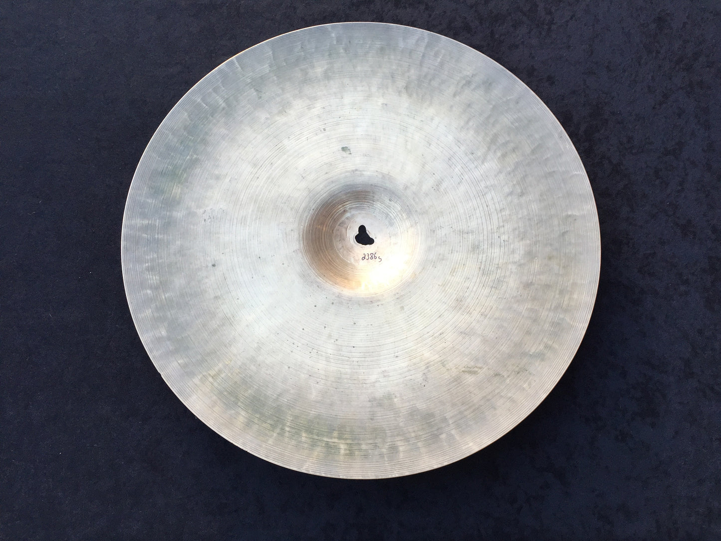 20" Early 1960's Zildjian K Istanbul Intermediate Stamp Ride Cymbal 2386g - Inventory # 306