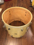 1956-59 Slingerland Radio King 18x20 Combo-Be Bop Bass / Floor Tom White Marine