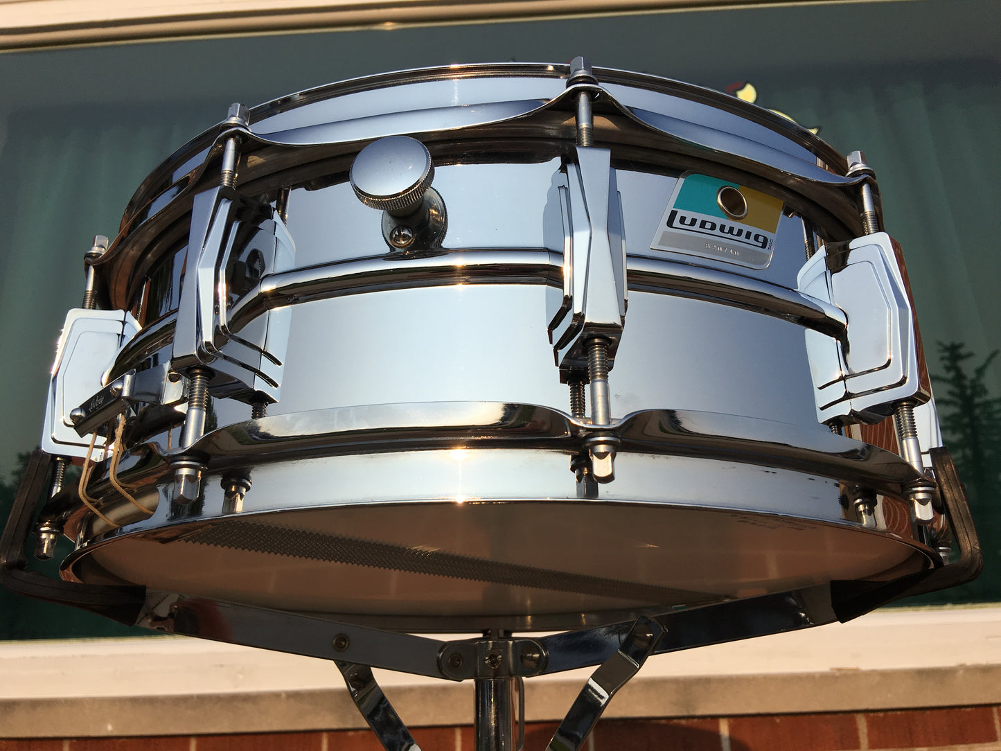 Vintage April 23 1971 Ludwig Supraphoinc 5x14 Snare Drum LM 400 - 100% Original