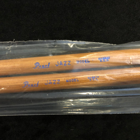 Vintage N.O.S. Pearl Jazz Model Wood Tip Drum Sticks