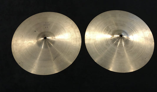 14" Zildjian A 1950s Hi Hat Cymbals 702/710g #412