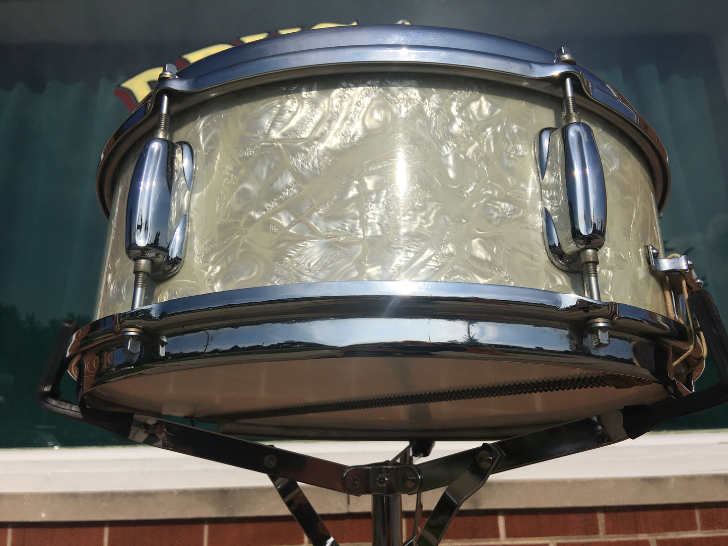 Slingerland 5.5"x14" Snare Drum - White Marine Pearl - 1970