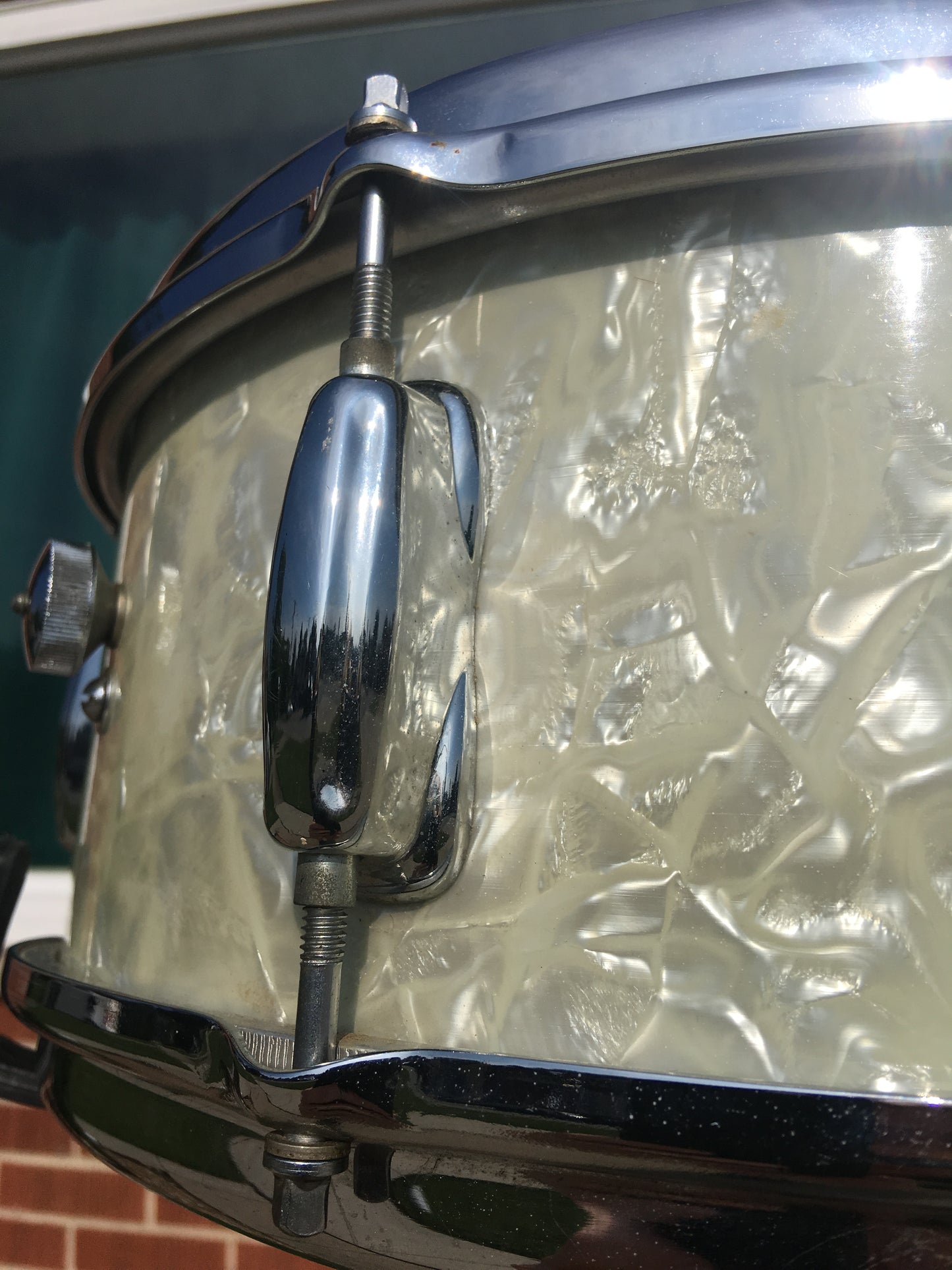 Slingerland 5.5"x14" Snare Drum - White Marine Pearl - 1970