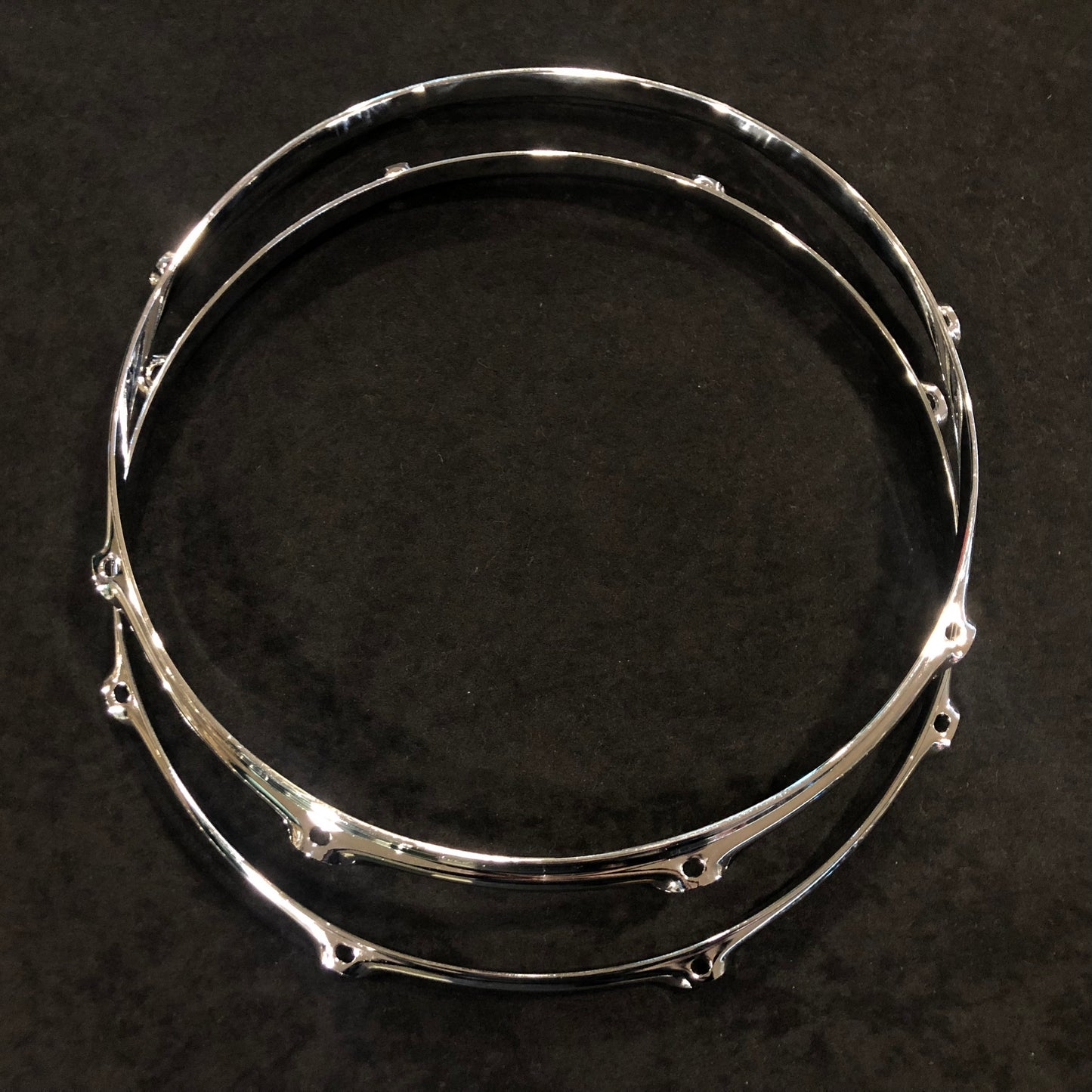 Gretsch 14" 302 Double Flange Tom Drum Hoops Top & Bottom 8-Lug