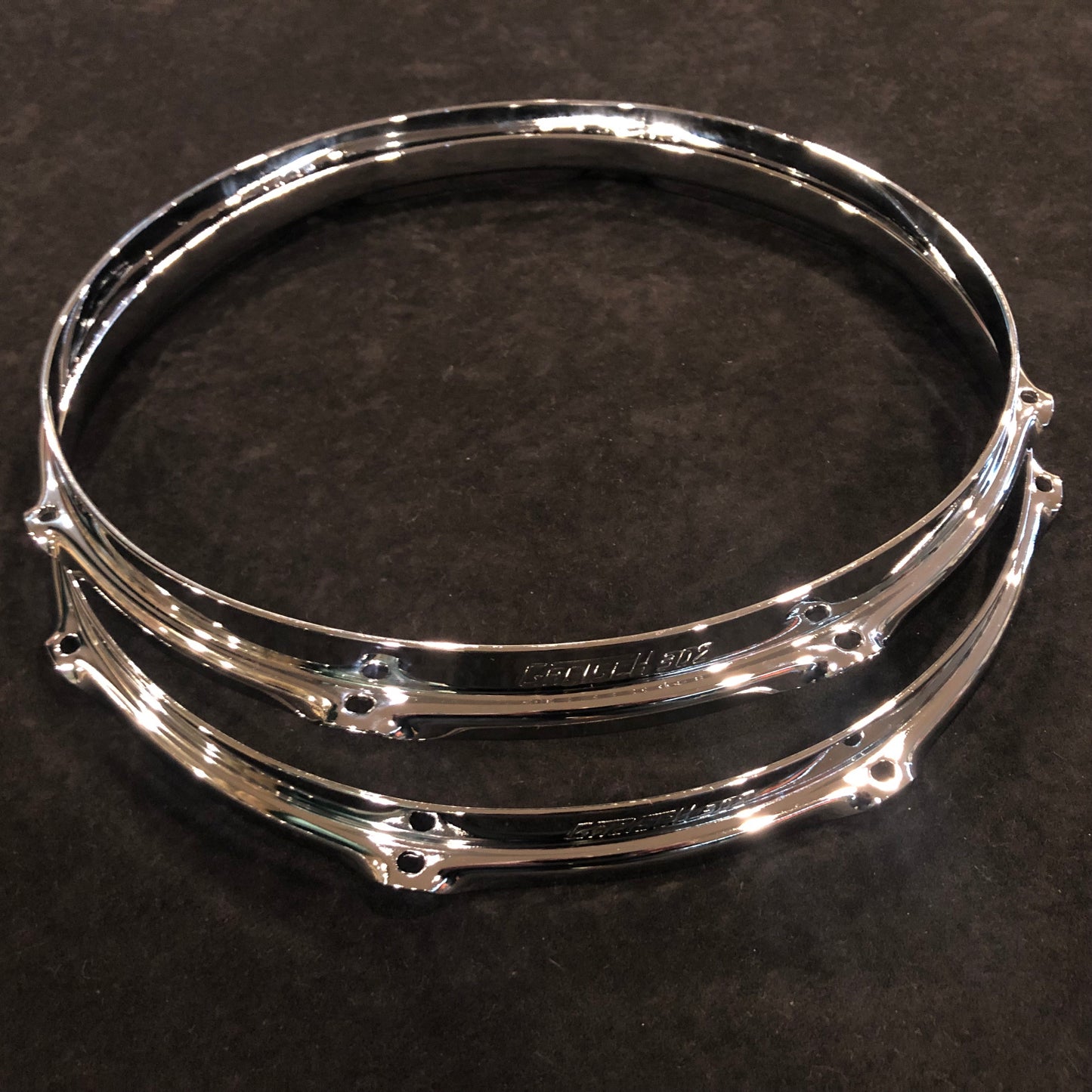 Gretsch 14" 302 Double Flange Tom Drum Hoops Top & Bottom 8-Lug