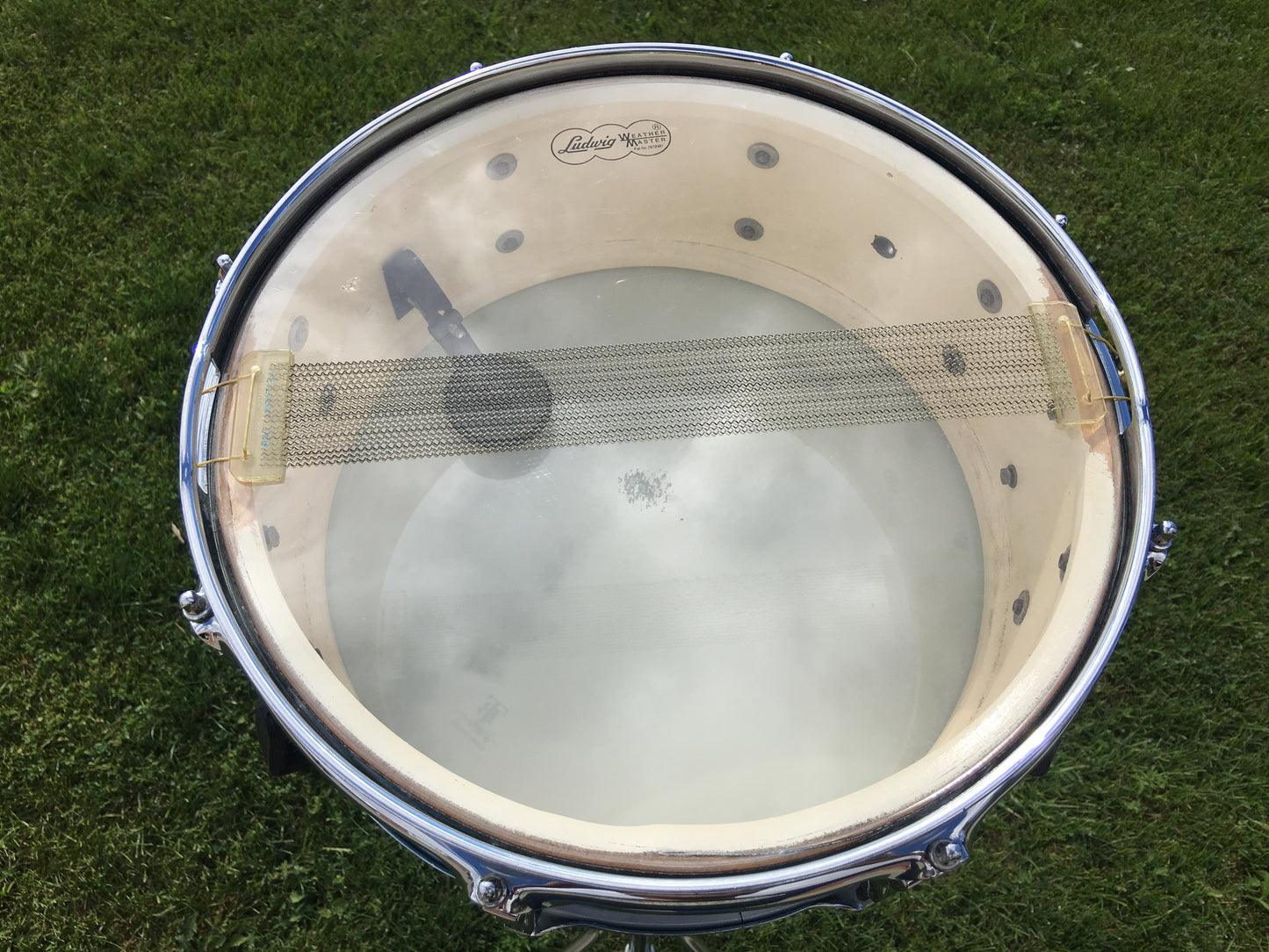 Ludwig Jazz Festival Pre-Serial Keystone Blue Sparkle Snare Drum 5x14