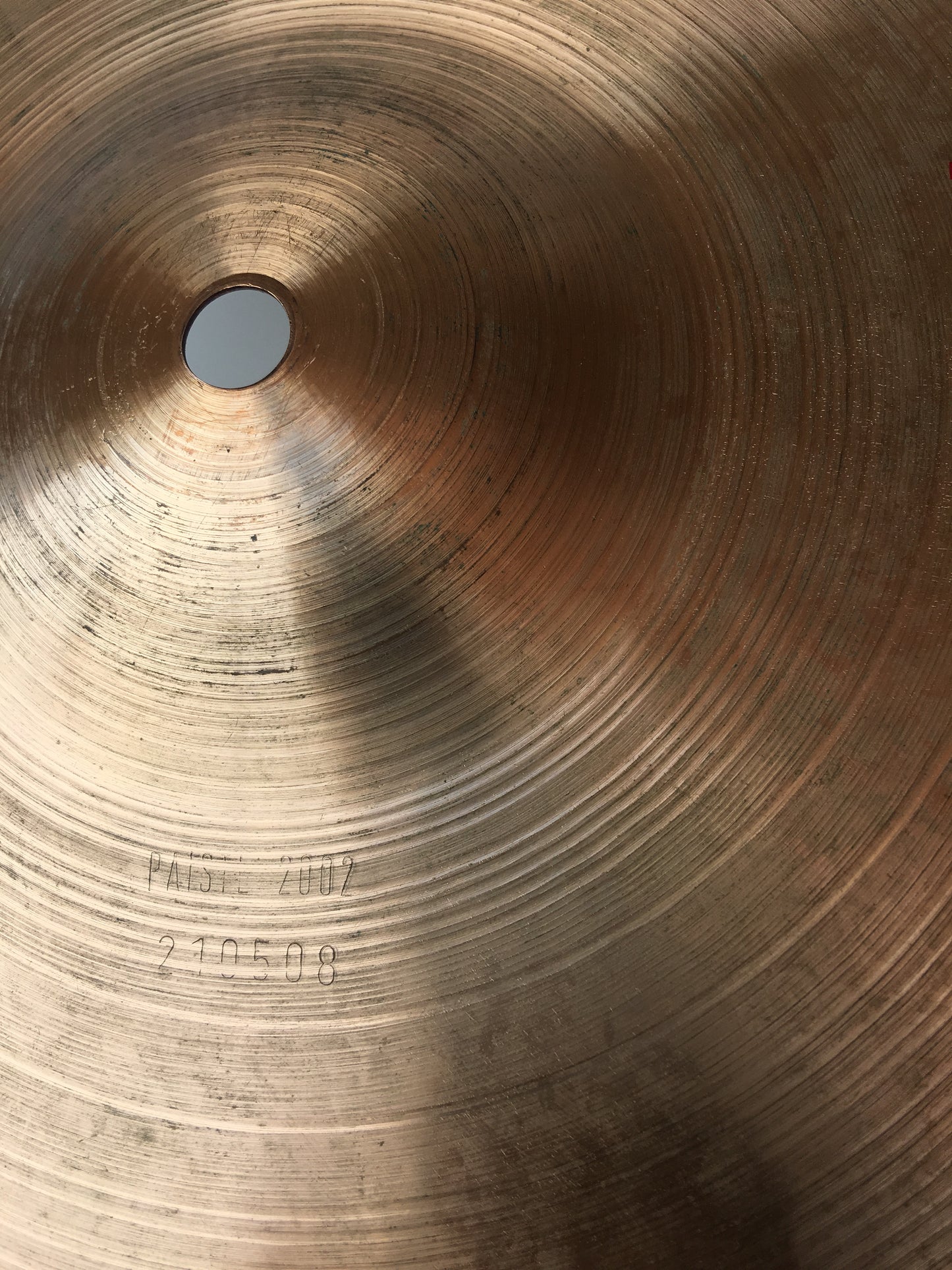 15" Vintage 1982 Paiste 2002 Sound Edge Red Label Hi Hat Pair 1106g/1226g #476