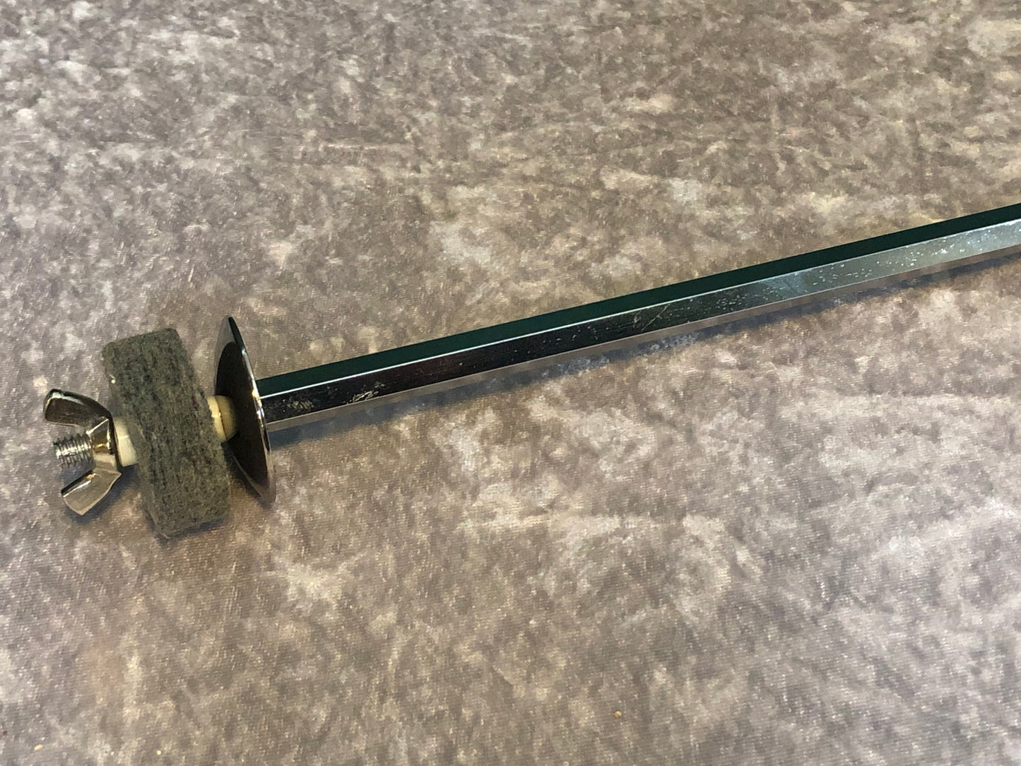 N.O.S. 1960s Rogers No. 332 Hex Rod Disappearing Cymbal Holder Arm