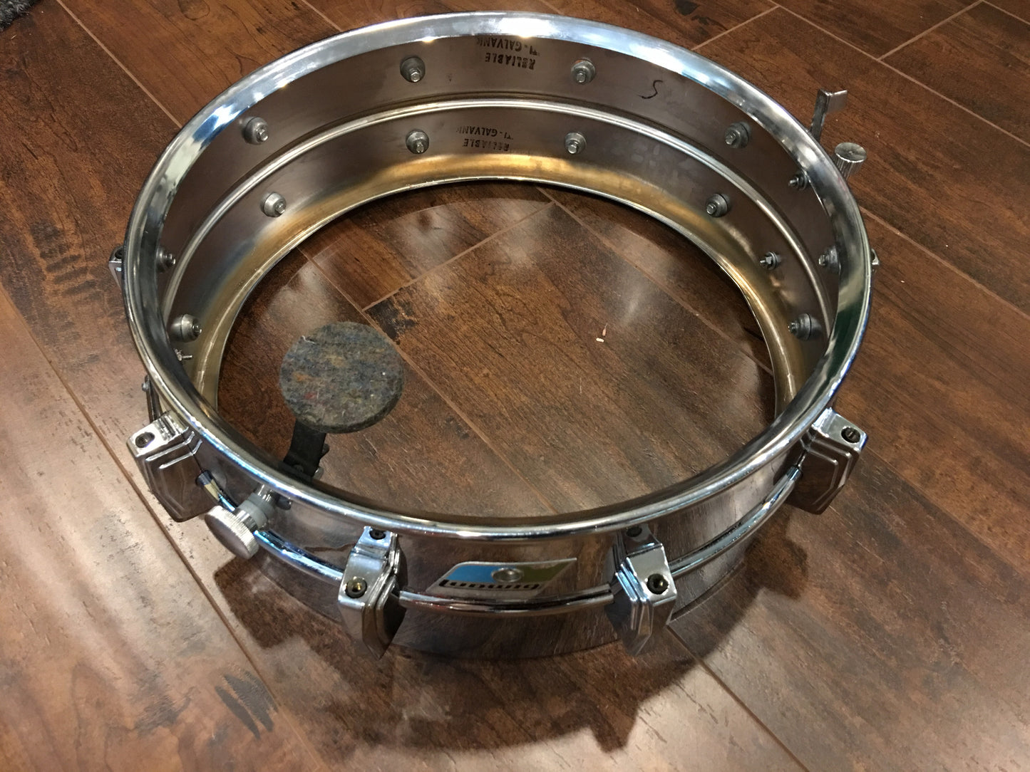 Ludwig 1970 Supraphonic 5"x14" Blue & Olive Snare Drum
