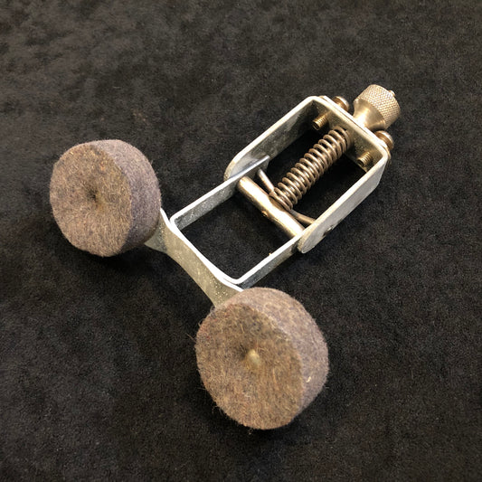 1940s/1950s Slingerland Radio King Nickel Plated Drum Internal Muffler Tone Control
