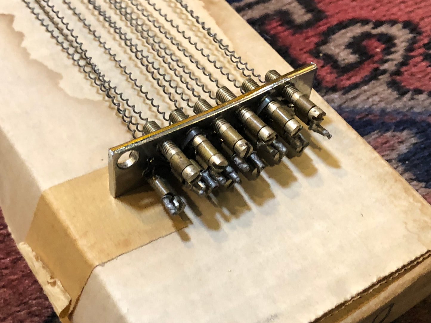 N.O.S. 1960s 14" Ludwig No. L1110 Marching Snare Drum Adjustable Wires 12-Strand