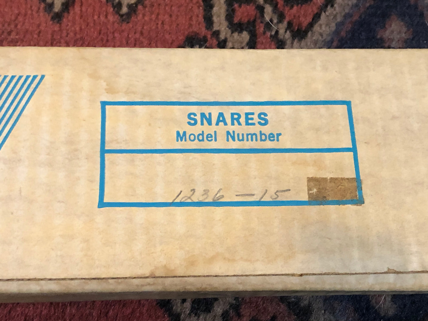 N.O.S. 1970s 15" Ludwig No. 1236-15 Nylon Marching Snare Drum Adjustable Wires 15-Strand