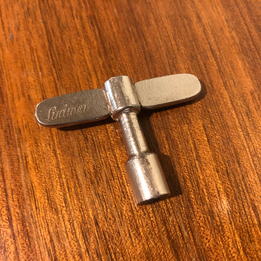 1950s/1960s Transition Ludwig Nickel Plated Script Logo Drum Key