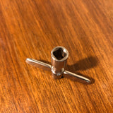 1950s/1960s Transition Ludwig Nickel Plated Script Logo Drum Key