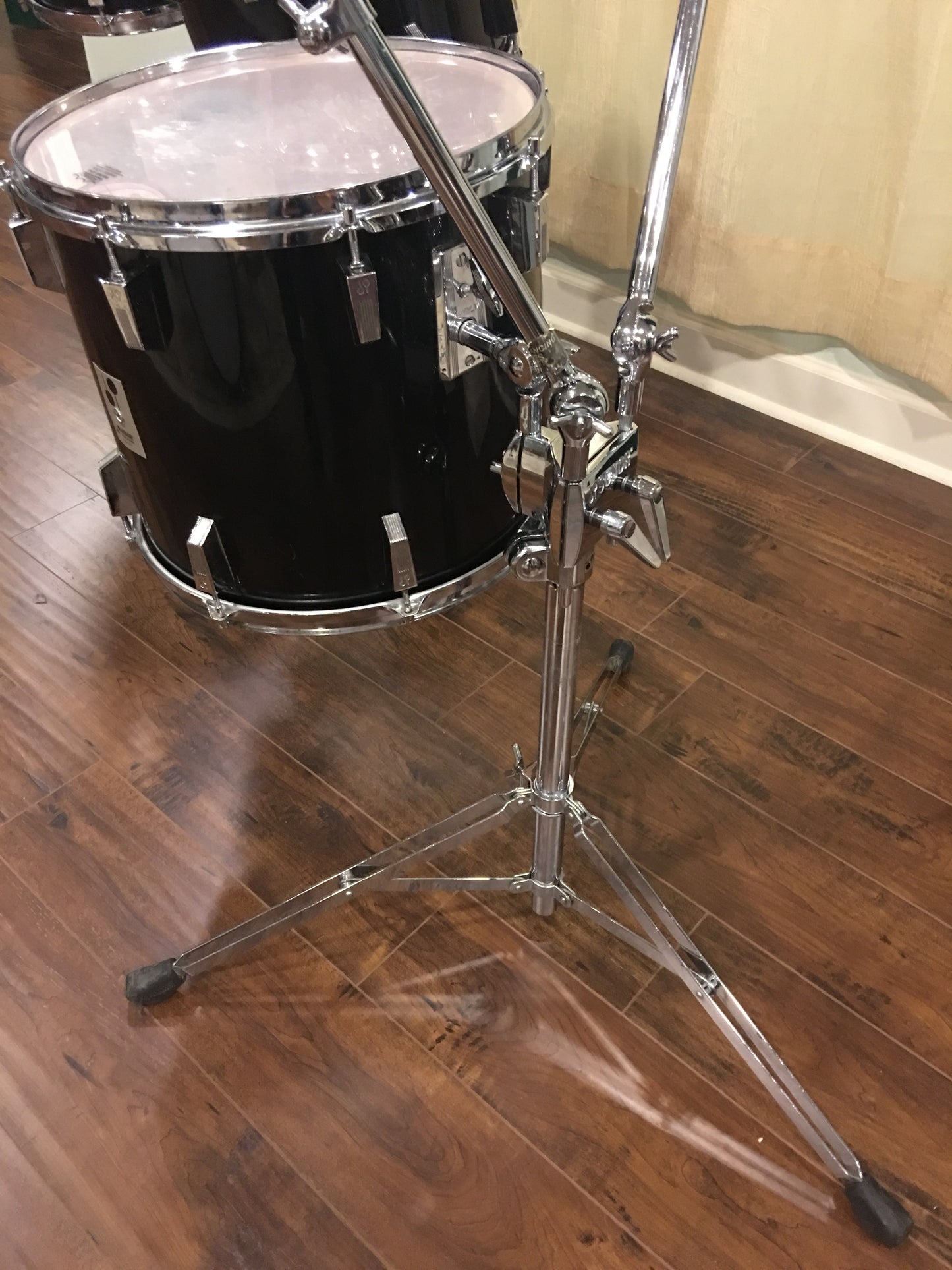 Vintage Sonor Phonic Drum Set 9 Ply Beachwood Clean & Original - Black 4pc