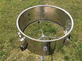 Leedy & Ludwig Rare 1951 The Reliance 6.5x14 8 Lug Nickel Over Brass Snare Drum