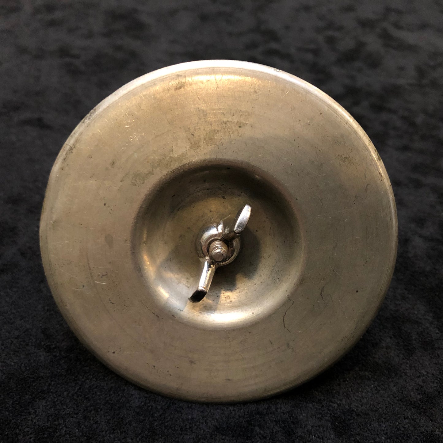 Vintage Leedy Greeko / Egyptian Accent Cymbal with Bass Drum Mount Crotale