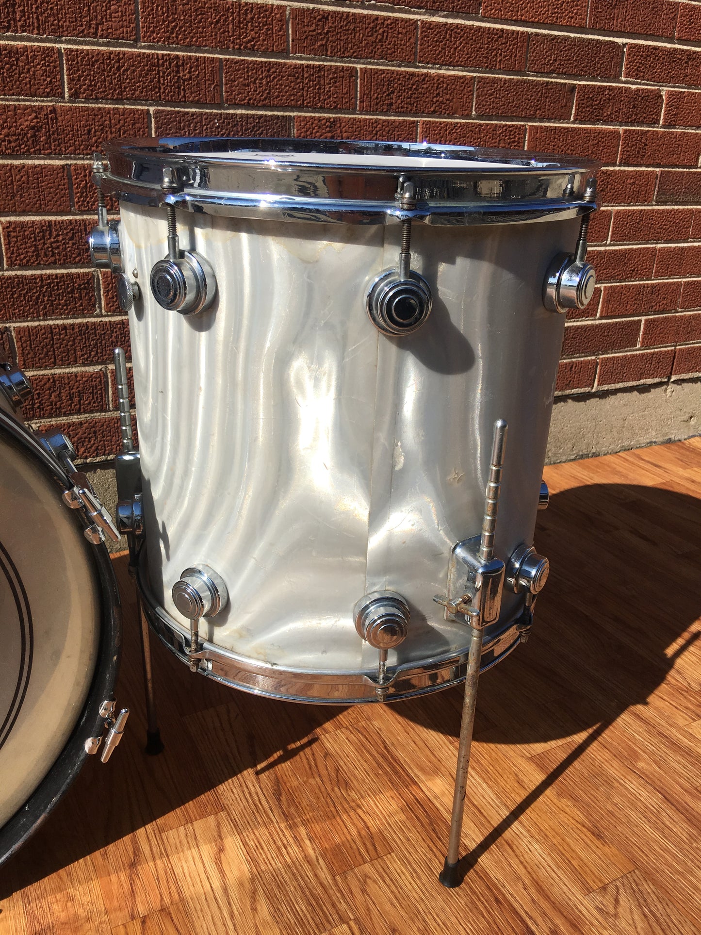 1960s Camco Oaklawn White Moire Aristocrat Drum Set 20/12/14