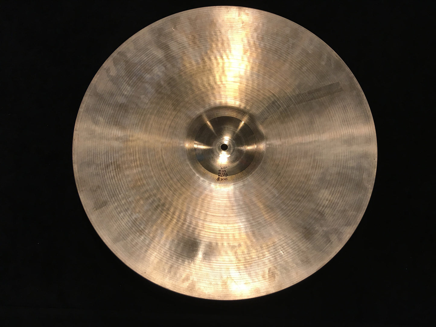 20" Zildjian A 1960's Ride Cymbal 1922g #319