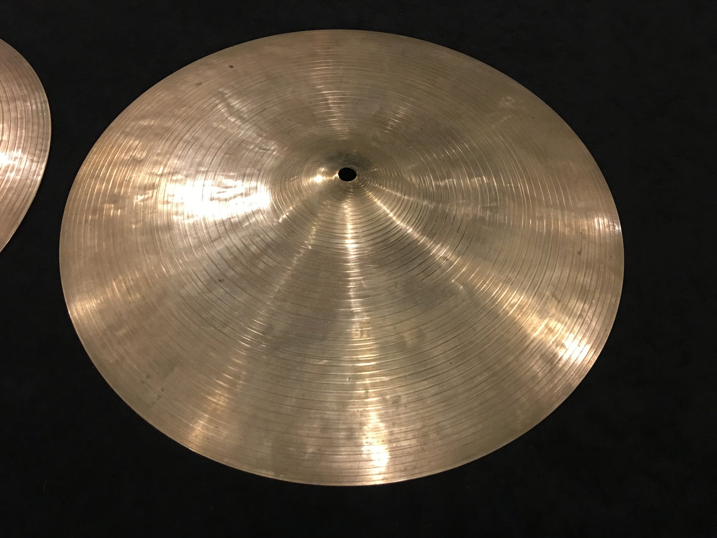14" Vintage Zildjian K Istanbul Hi-Hat Cymbals 844g/936g #483
