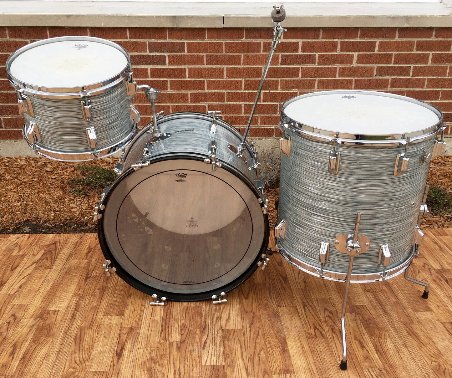 Rogers 1966 Steel Gray Ripple Swingtime Outfit 20/12/16