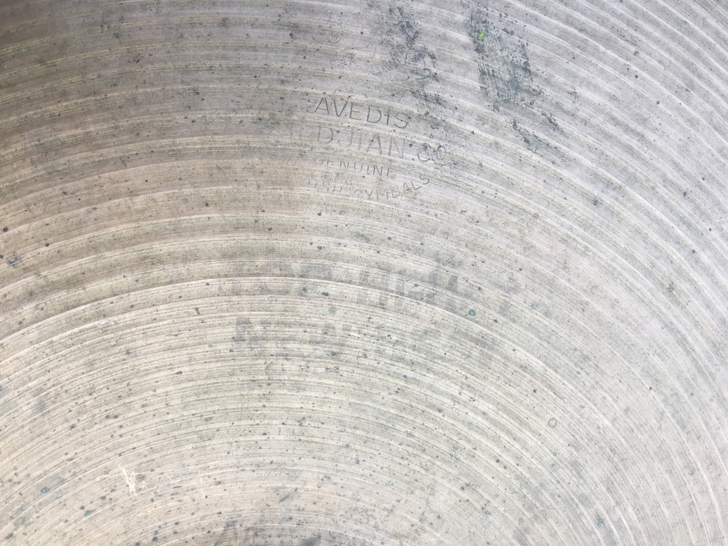 16" Zildjian New Beat Ink Stamp Hi Hat Top Single Rare