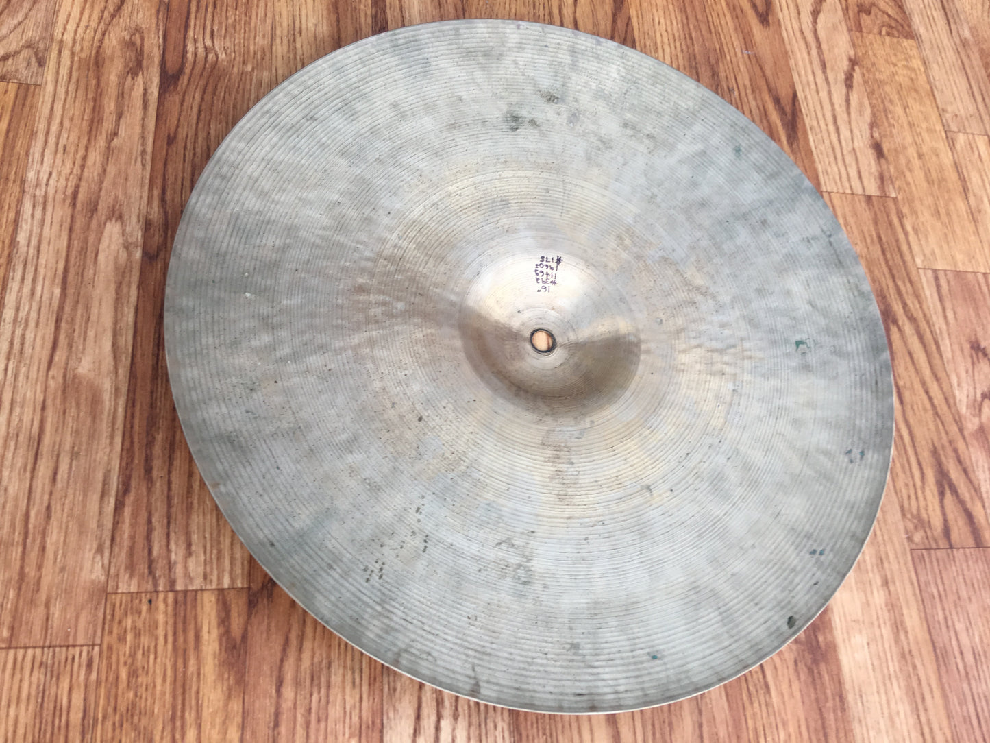 16" Zildjian New Beat Ink Stamp Hi Hat Top Single Rare