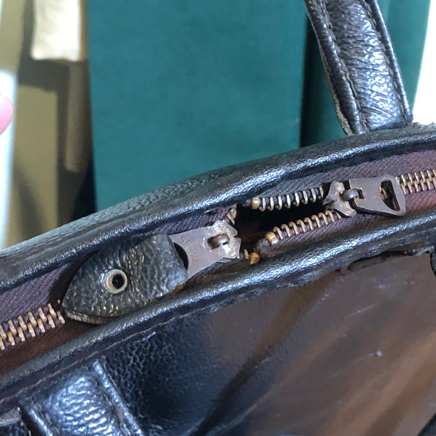 Vintage 1970s 24" Ludwig No. 1389 Leatherette Naugahyde Cymbal Bag